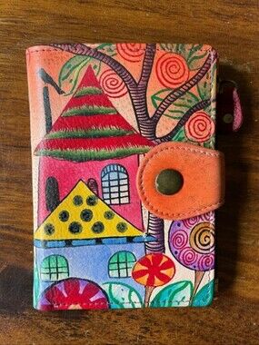 Anna Anushka Village Dreams Wallet Handpainted